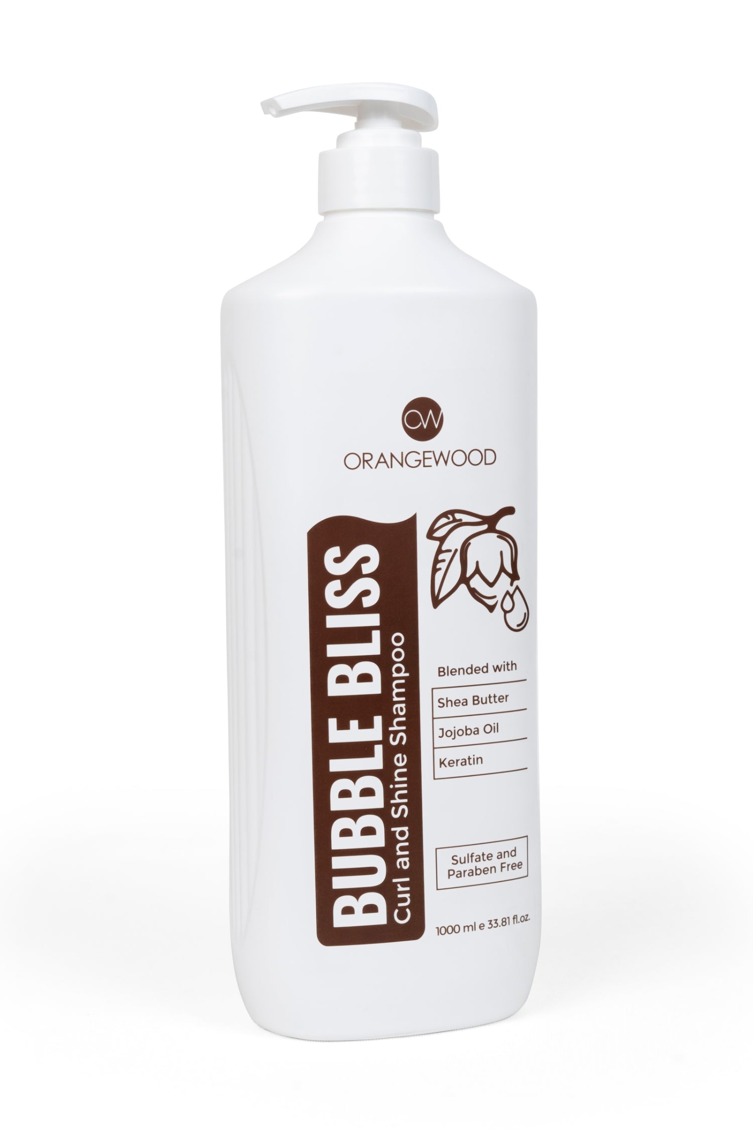 Orangewood Bubble Bliss Curl and Shine Shampoo - 1000ml