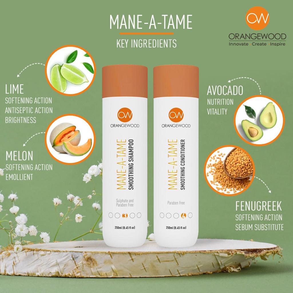 Orangewood  Mane-A-Tame Smoothing Shampoo - 250ml