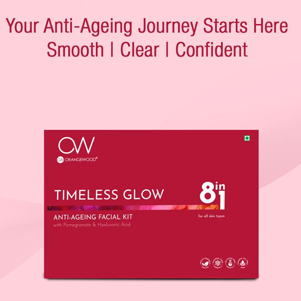 Orangewood Professional Timeless Glow - Antiaging facial kit - 58gm