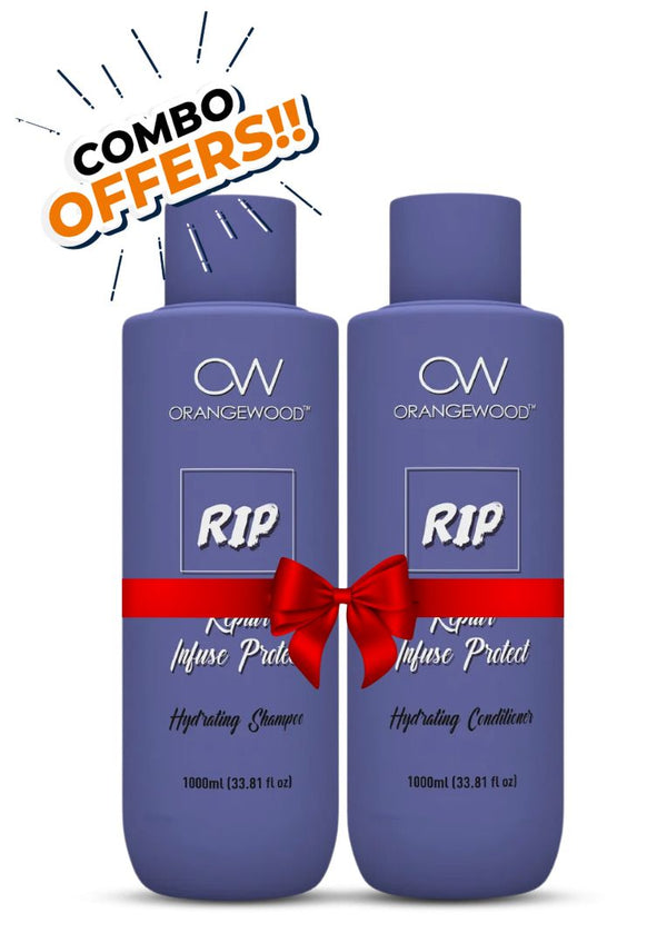 OW COMBO - Repair Infuse Protect (RIP) Shampoo + Conditioner 1000 ML (Pack of 2)